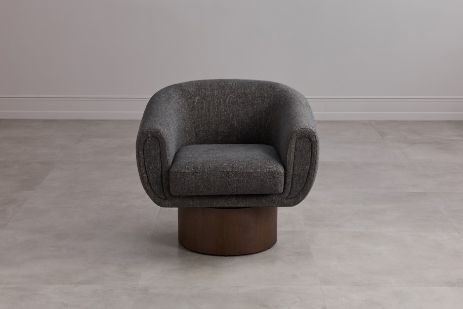 Cozy Wave Swivel Armchair (Lola 455)