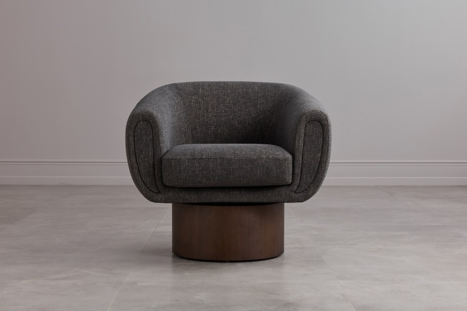 Cozy Wave Swivel Armchair (Lola 455)