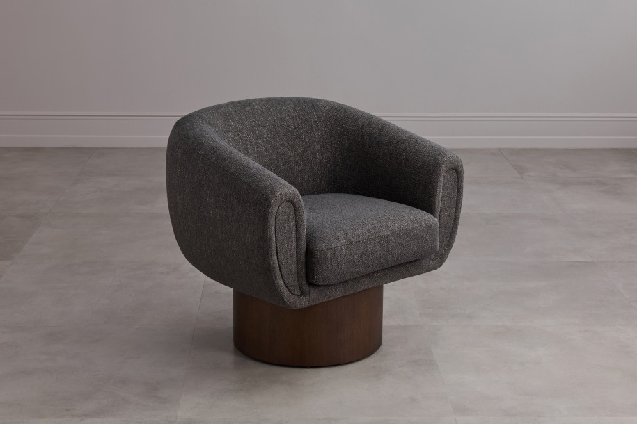 Cozy Wave Swivel Armchair (Lola 455)
