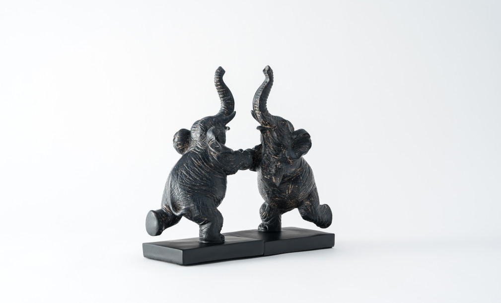 Elephants Bookend