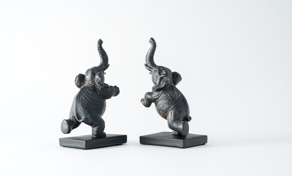 Elephants Bookend