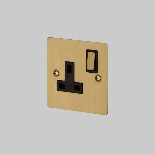 SOCKET 1G UK Socket Brass [EL501]