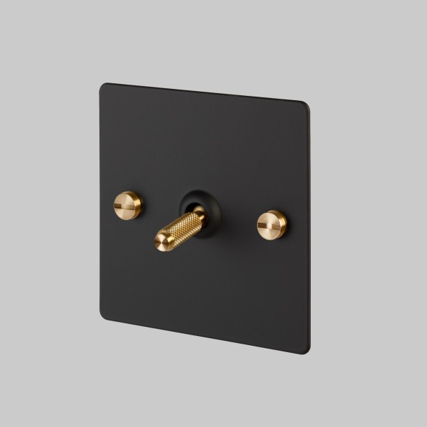 1G Toggle Switch Smoked Bronze Brass [EL340]