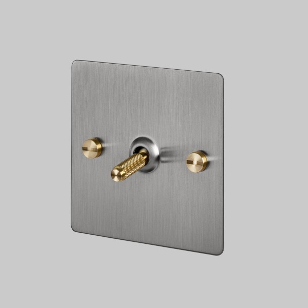 1G Toggle Switch SteelBrass [EL310]
