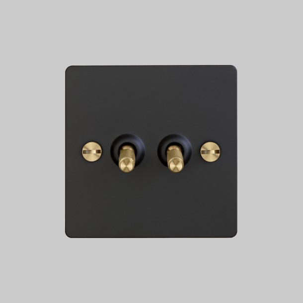 2G Toggle Switch Smoked Bronze Brass [EL440]
