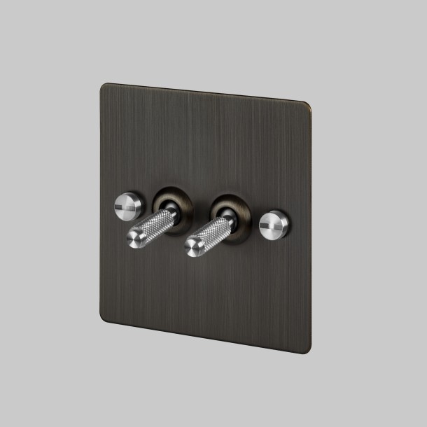 2G Toggle Switch Smoked Bronze Steel [EL441]