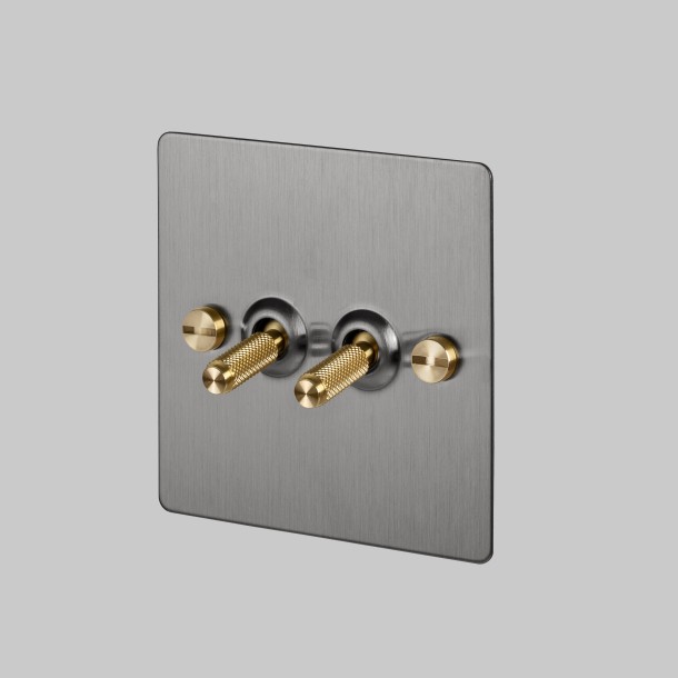 2G Toggle Switch SteelBrass [EL410]