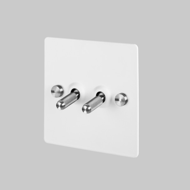 2G Toggle Switch WhiteSteel [EL431]