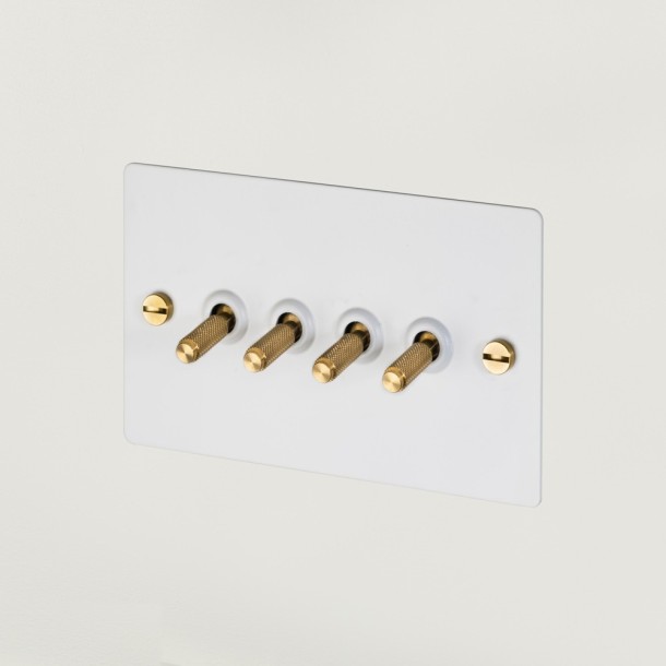 TOGGLE 4G Toggle WhiteBrass [EL030]