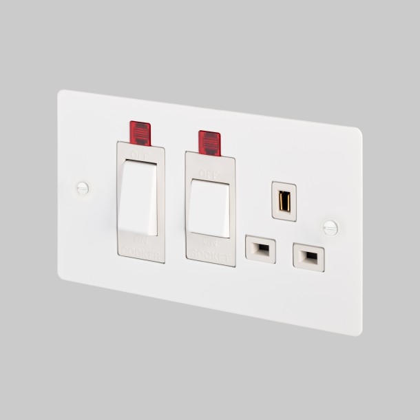 Cooker Control Unit with neon - White - White interior