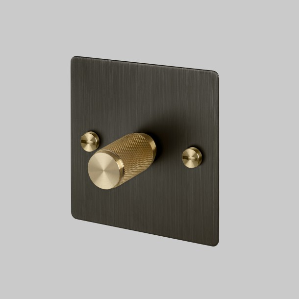 1G Dimmer 120W Smoked Bronze Brass Detail [EL140P]