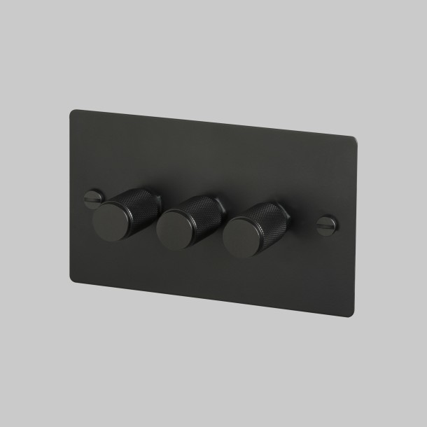 3G Dimmer 120W Black Black Detail [EL722P]
