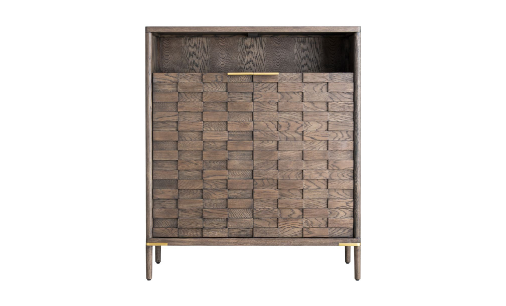 Textures Bar Cabinet with 2 Doors