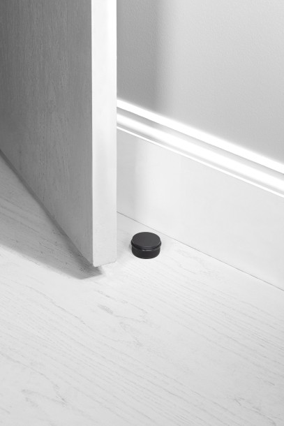 Door Stop Floor Mounted Black