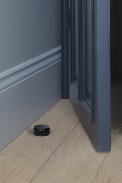 Door Stop Floor Mounted Black