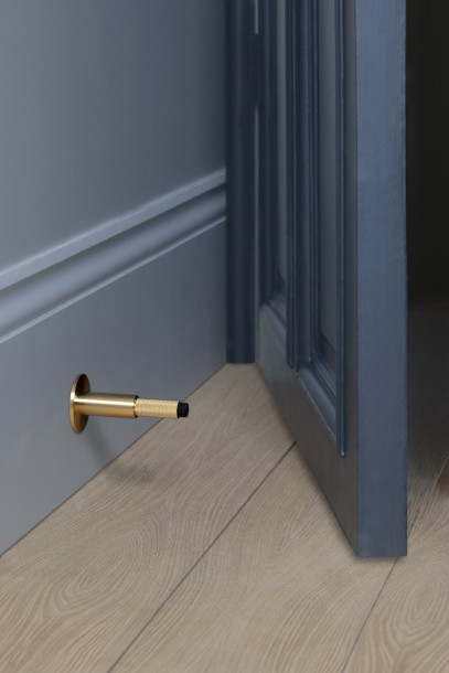 Door Stop Wall Mounted Brass