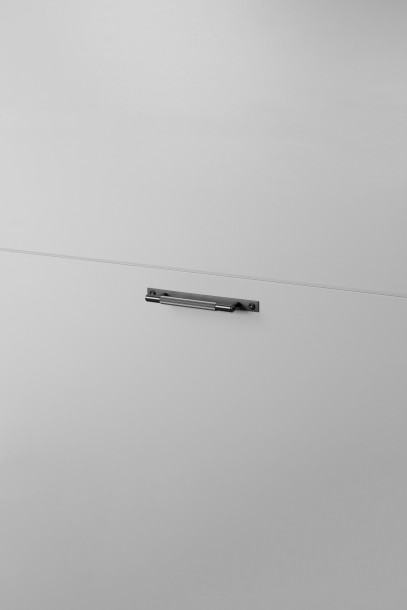 Pull Bar Plate Linear Small 190mm Gun Metal (non US)