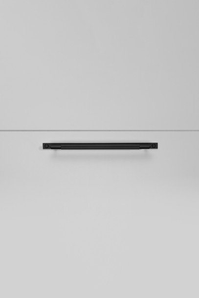 Pull Bar Plate Linear Medium 290mm Black (non US)