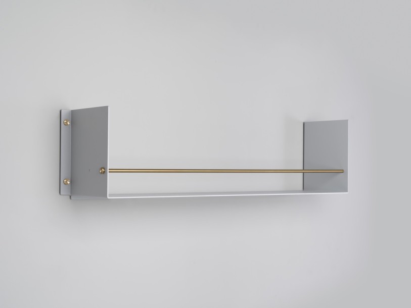 Girder Shelf Stone Brass