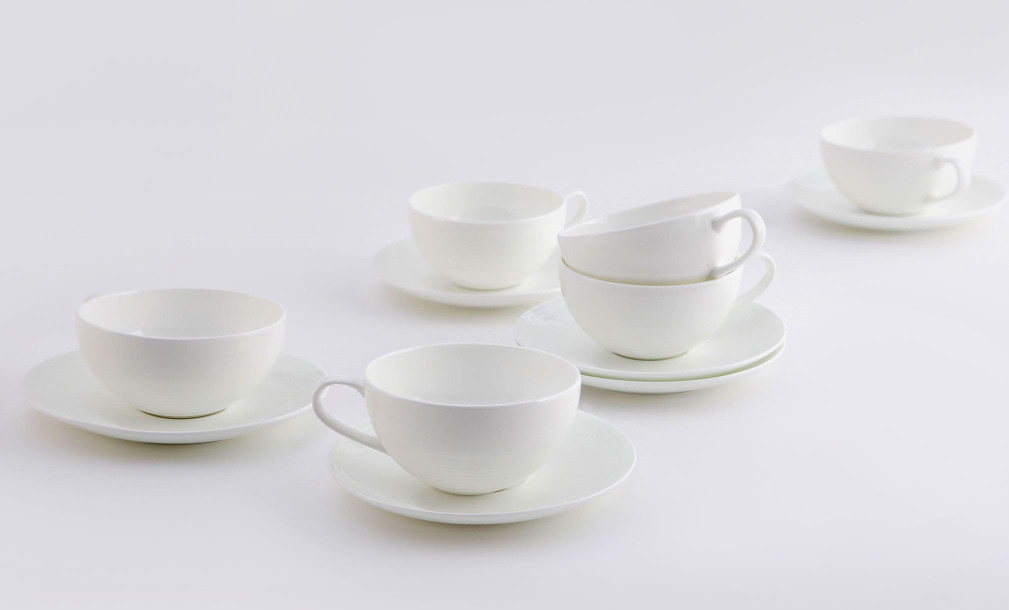 Groove Cup&Saucer 300 ml