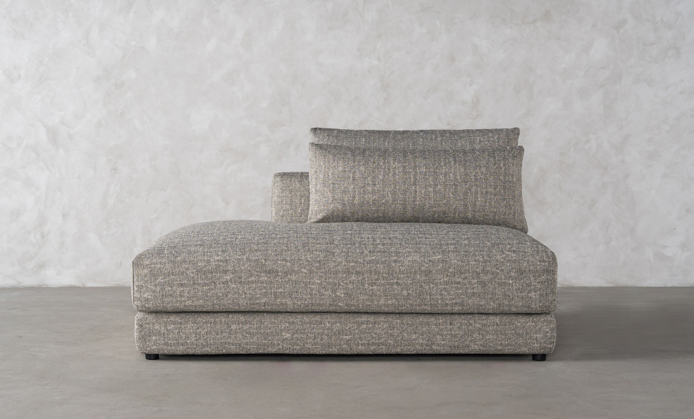 Narvik Soft Feather Ottoman Section Sofa Left Arm (cosmic d 21543-18)
