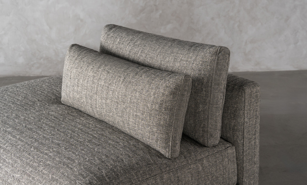 Narvik Soft Feather Ottoman Section Sofa Left Arm (cosmic d 21543-18)