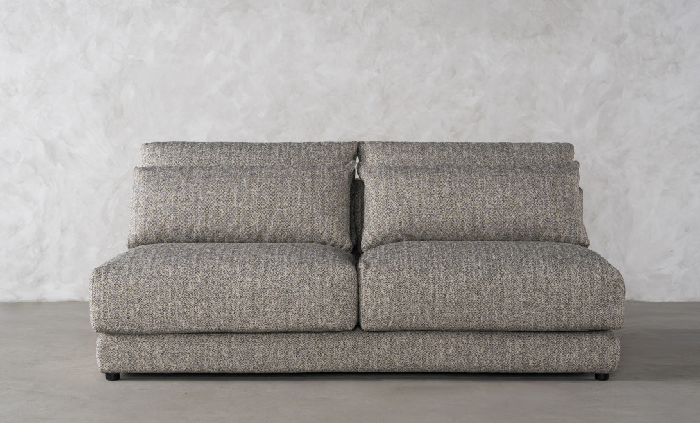 Narvik Soft Feather 2-Seater Armless Section Sofa (cosmic d 21543-18)
