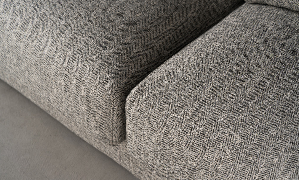 Narvik Soft Feather 2-Seater Armless Section Sofa (cosmic d 21543-18)