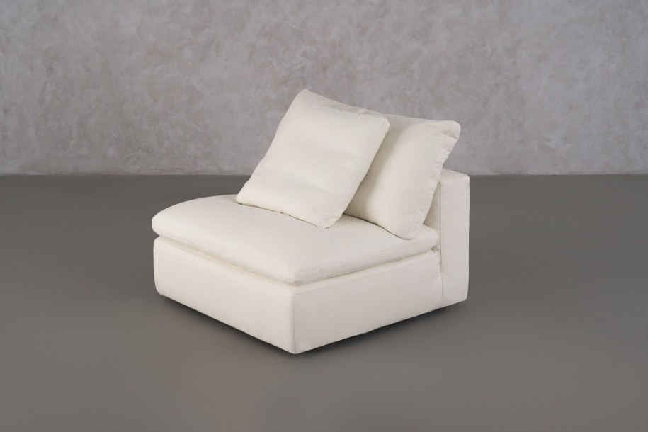 Nube 1-Seater Section Sofa D-114cm (Fabric D2769)
