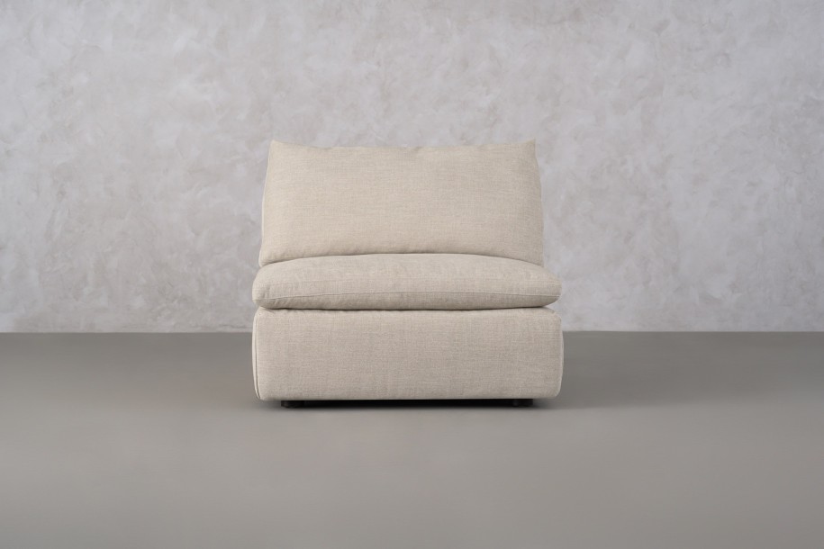 Nube 1-Seater Section Sofa D-102cm (Fabric D2962)