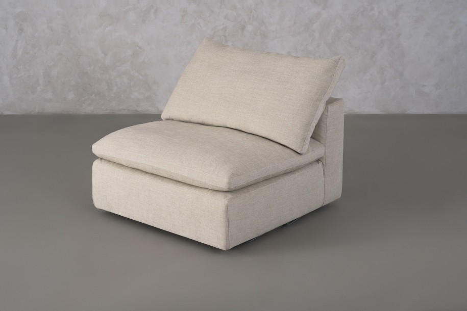 Nube 1-Seater Section Sofa D-102cm (Fabric D2962)