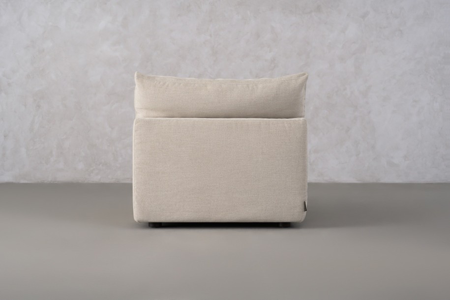 Nube 1-Seater Section Sofa D-102cm (Fabric D2962)