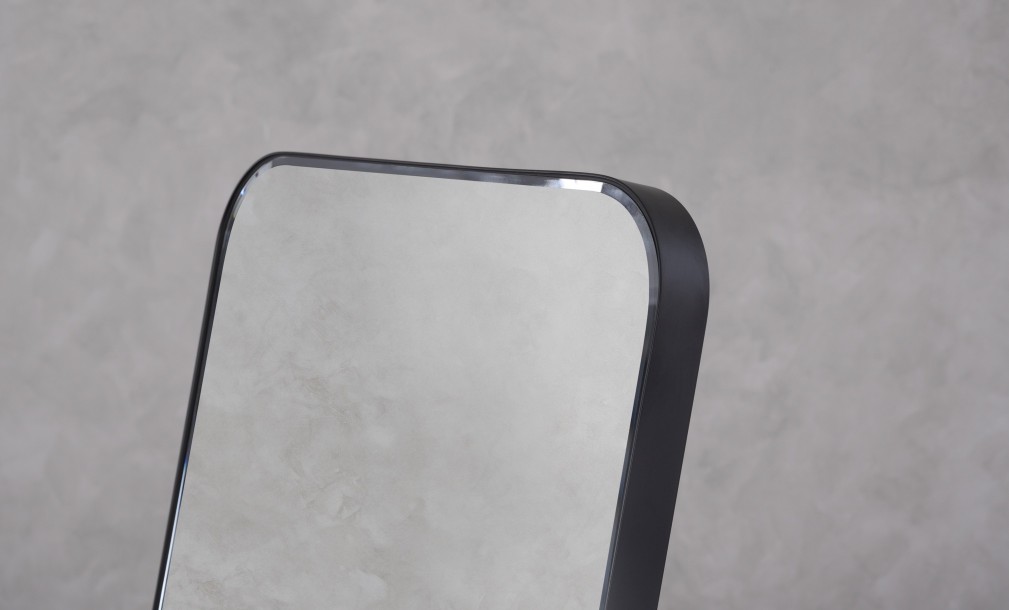 Melissa Black Standing Mirror