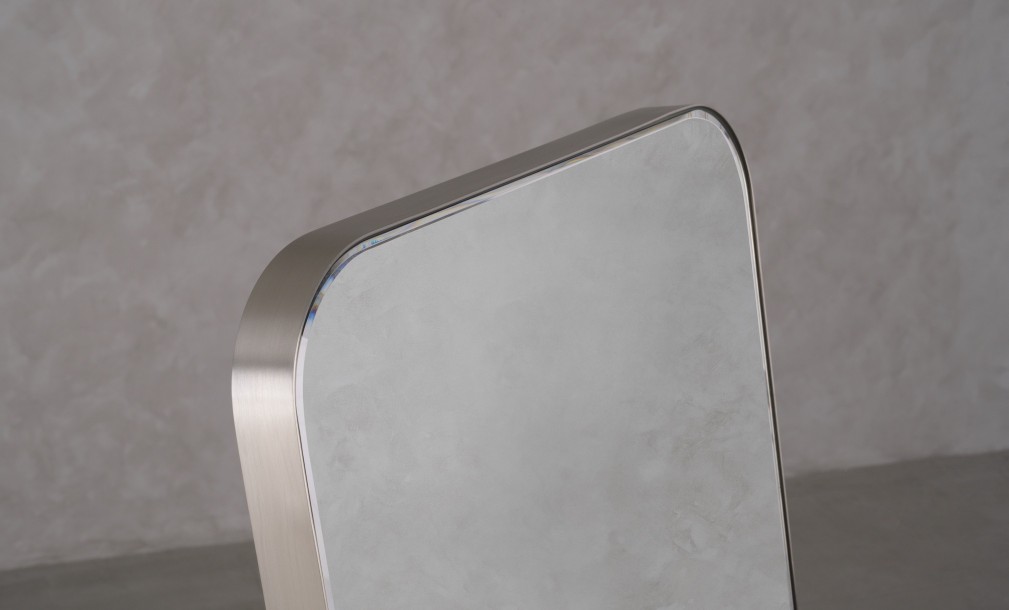 Melissa Silver Standing Mirror