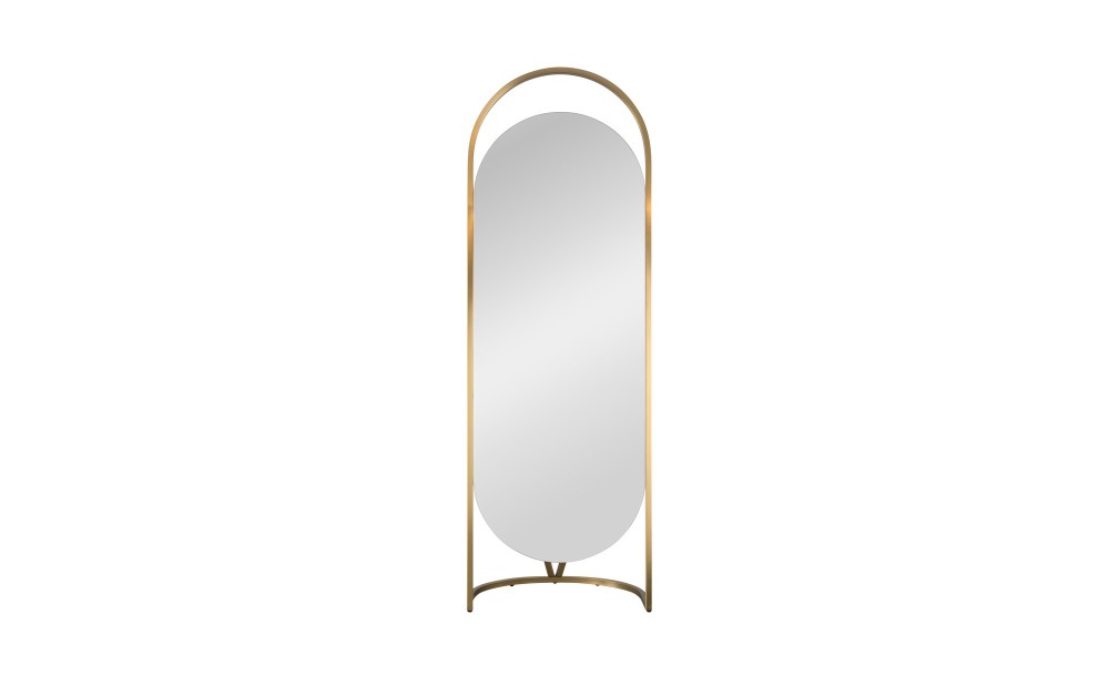 Daisy Brass Standing Mirror