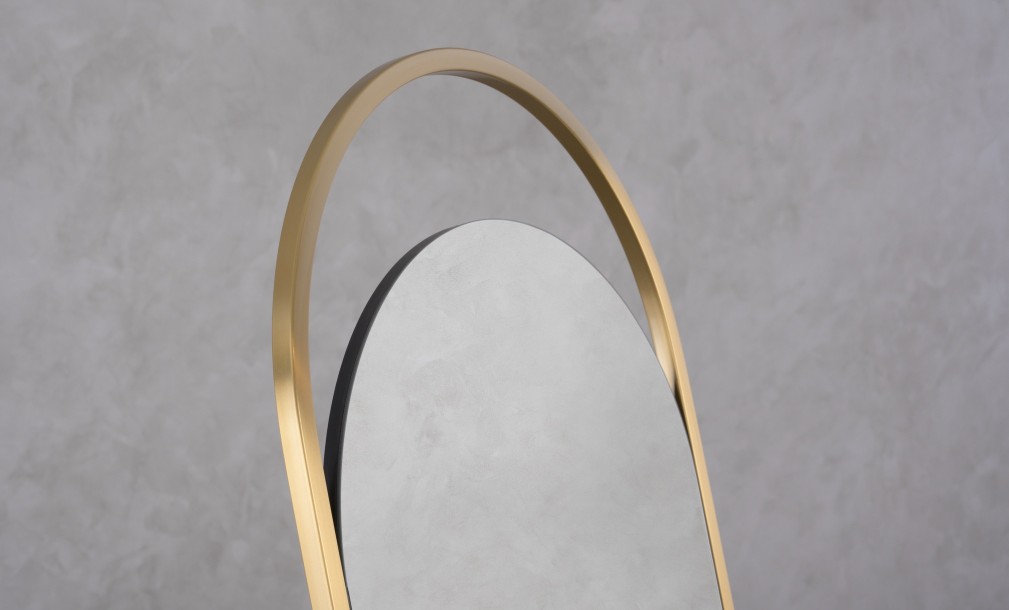 Daisy Brass Standing Mirror