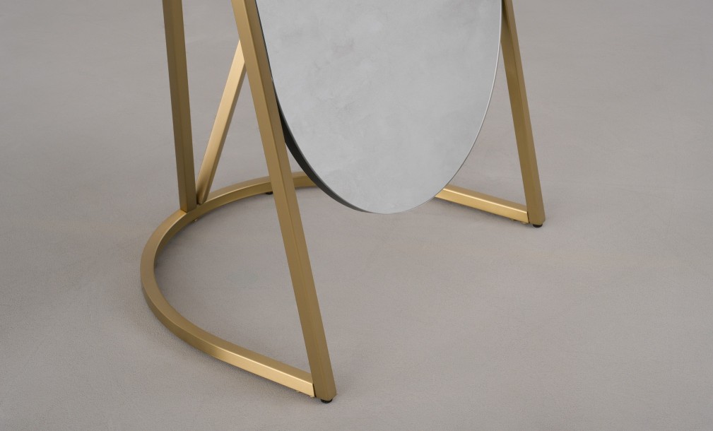 Daisy Brass Standing Mirror