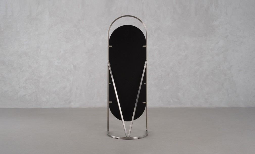 Daisy Silver Standing Mirror