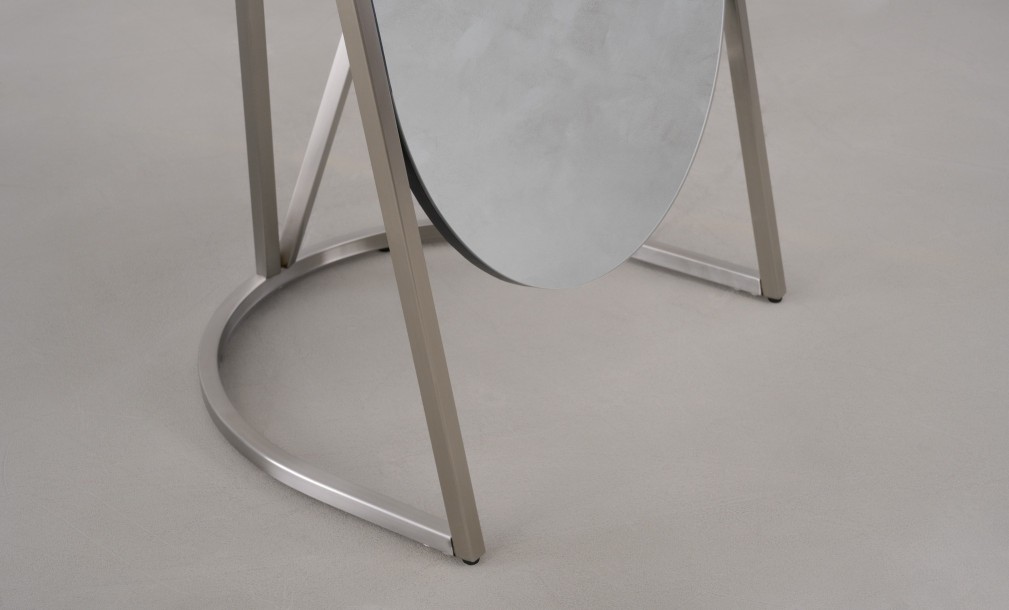 Daisy Silver Standing Mirror