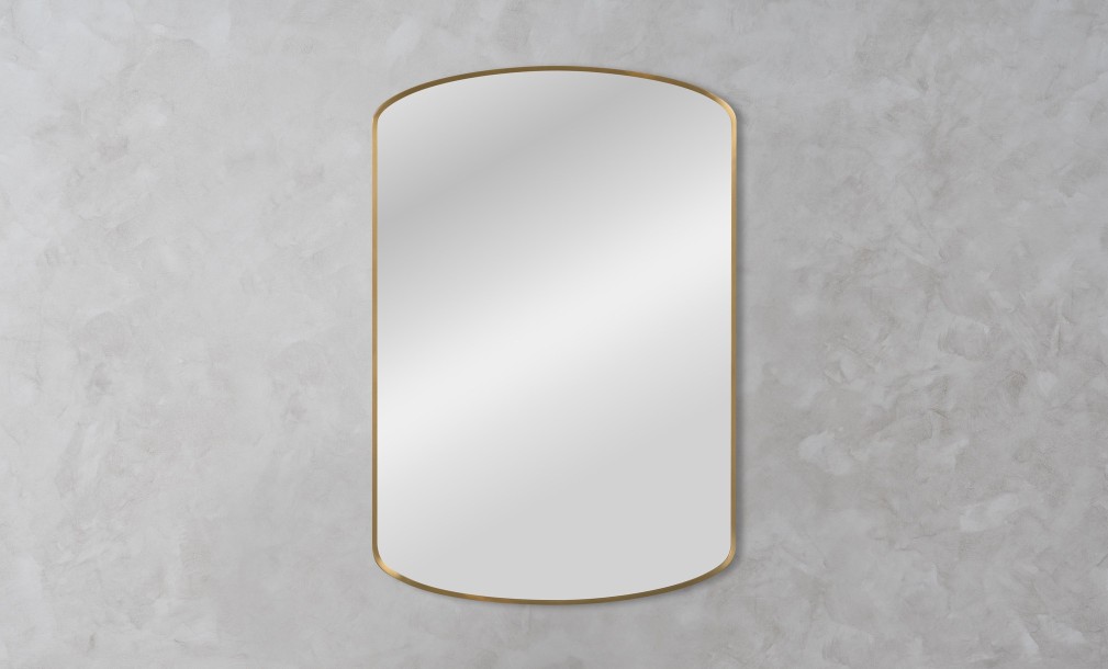 Miro Brass Mirrored Cabinet
