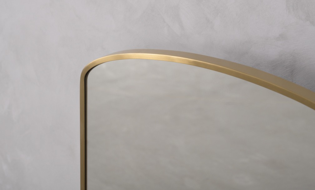 Miro Brass Mirrored Cabinet
