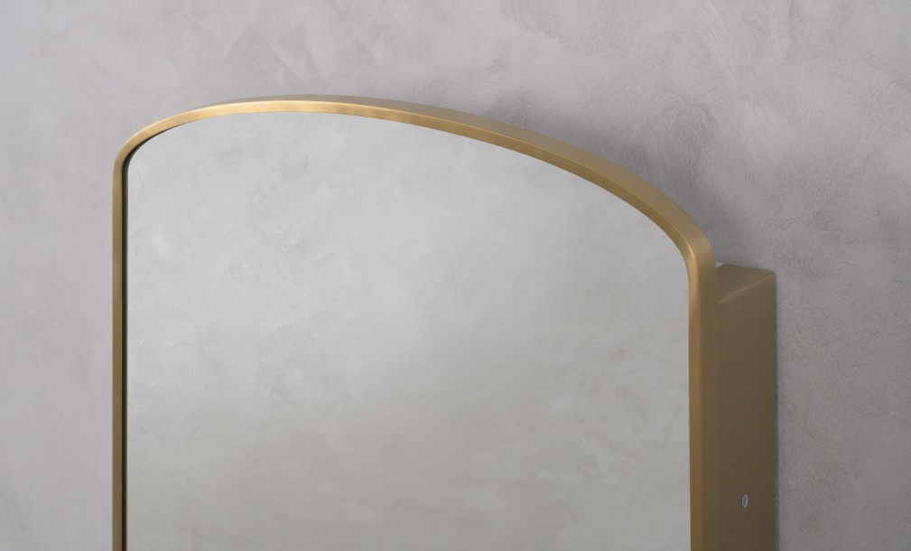Miro Brass Mirrored Cabinet