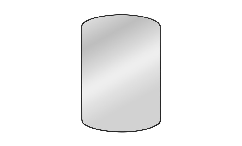 Miro Black Mirrored Cabinet