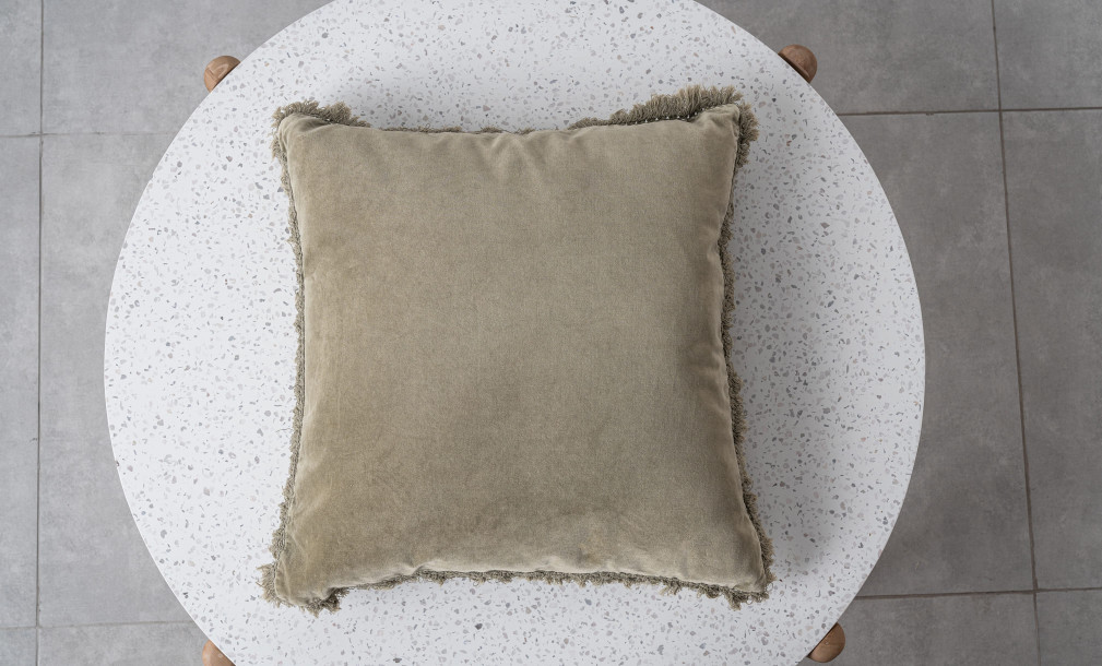 Bord Long Cushion Cotton Green