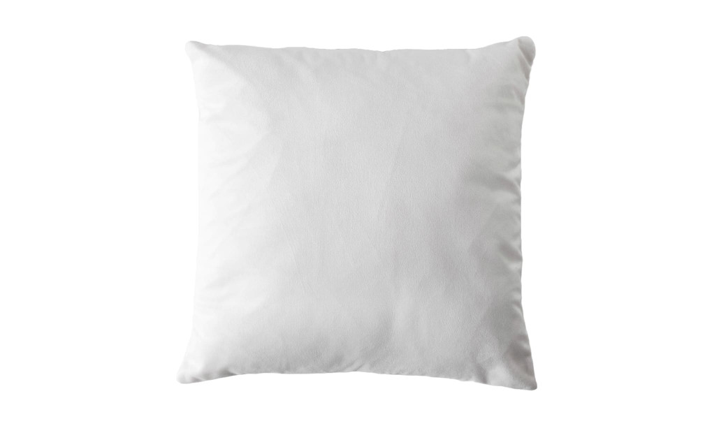 Cushion Square Velvet White