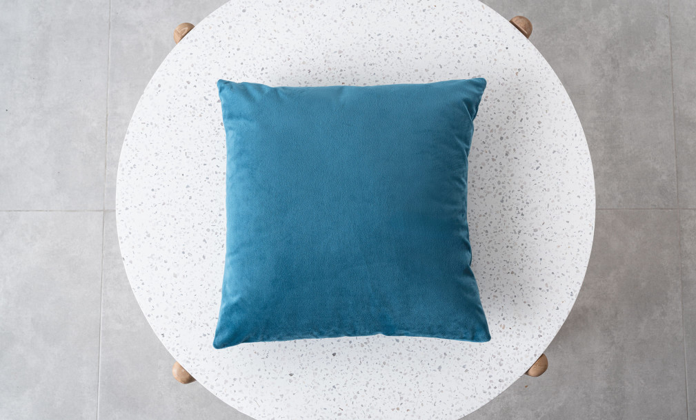 Cushion Square Velvet Petrol