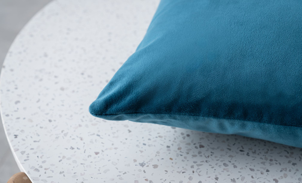 Cushion Square Velvet Petrol