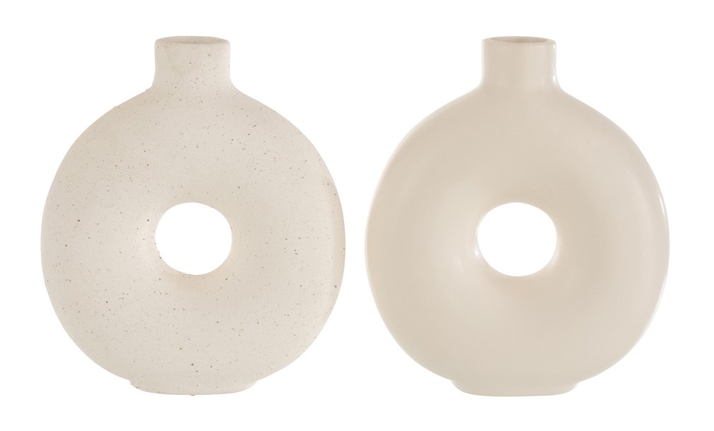 Cleo Vase Ceramic White
