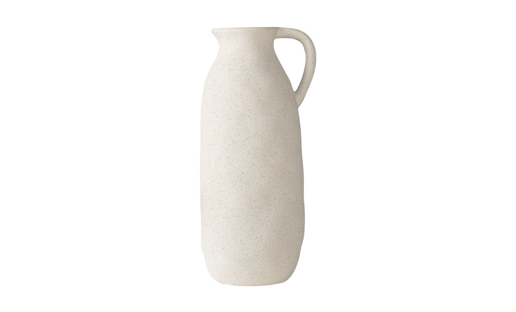 Jug Vase Ceramic Beige L