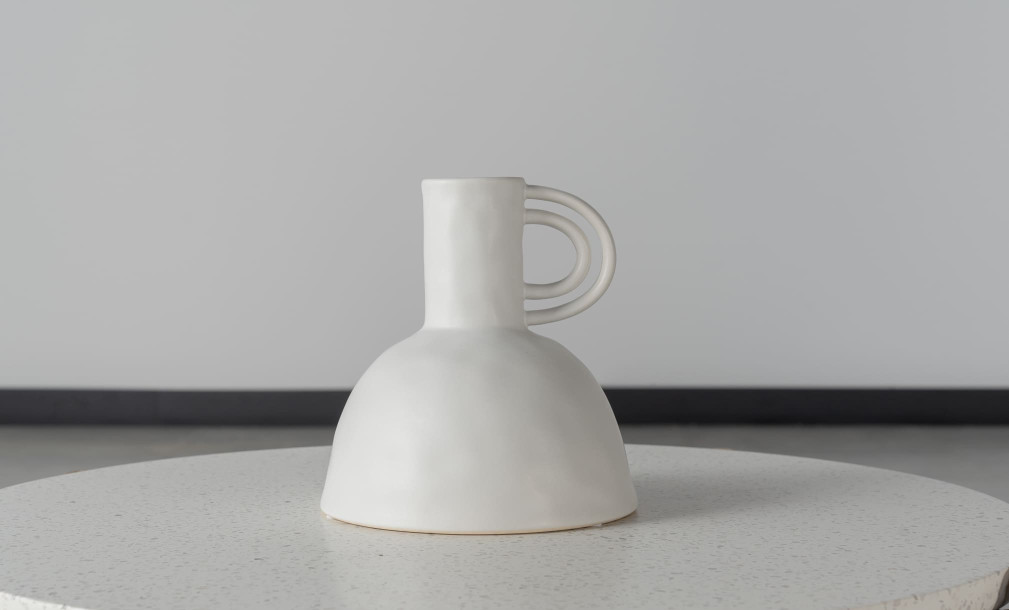 Renaissance Jug Ceramic White